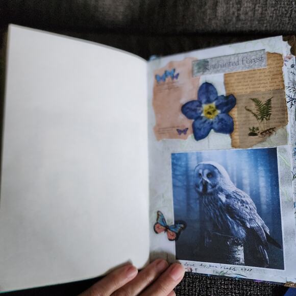 Dragon Fly/Fairy Junk Journal, 8.5in x 5.5in x 1in, 124pages - Picture 11 of 11